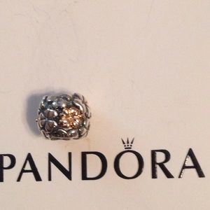 Authentic Pandora "Lucky Clover" charm. Stamped