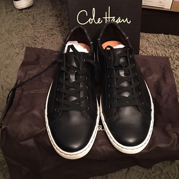 Cole Haan black men's sneakers