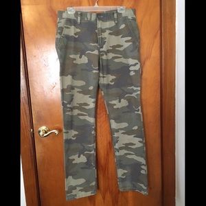 GAP camo khaki pants