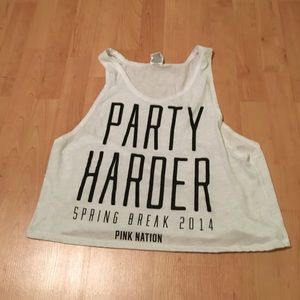 pink spring break tank top!