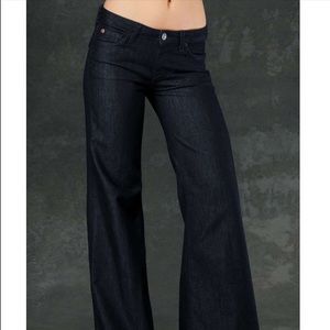 Hudson - Gwen wide leg jeans.