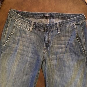 7 for all mankind trouser fit jeans