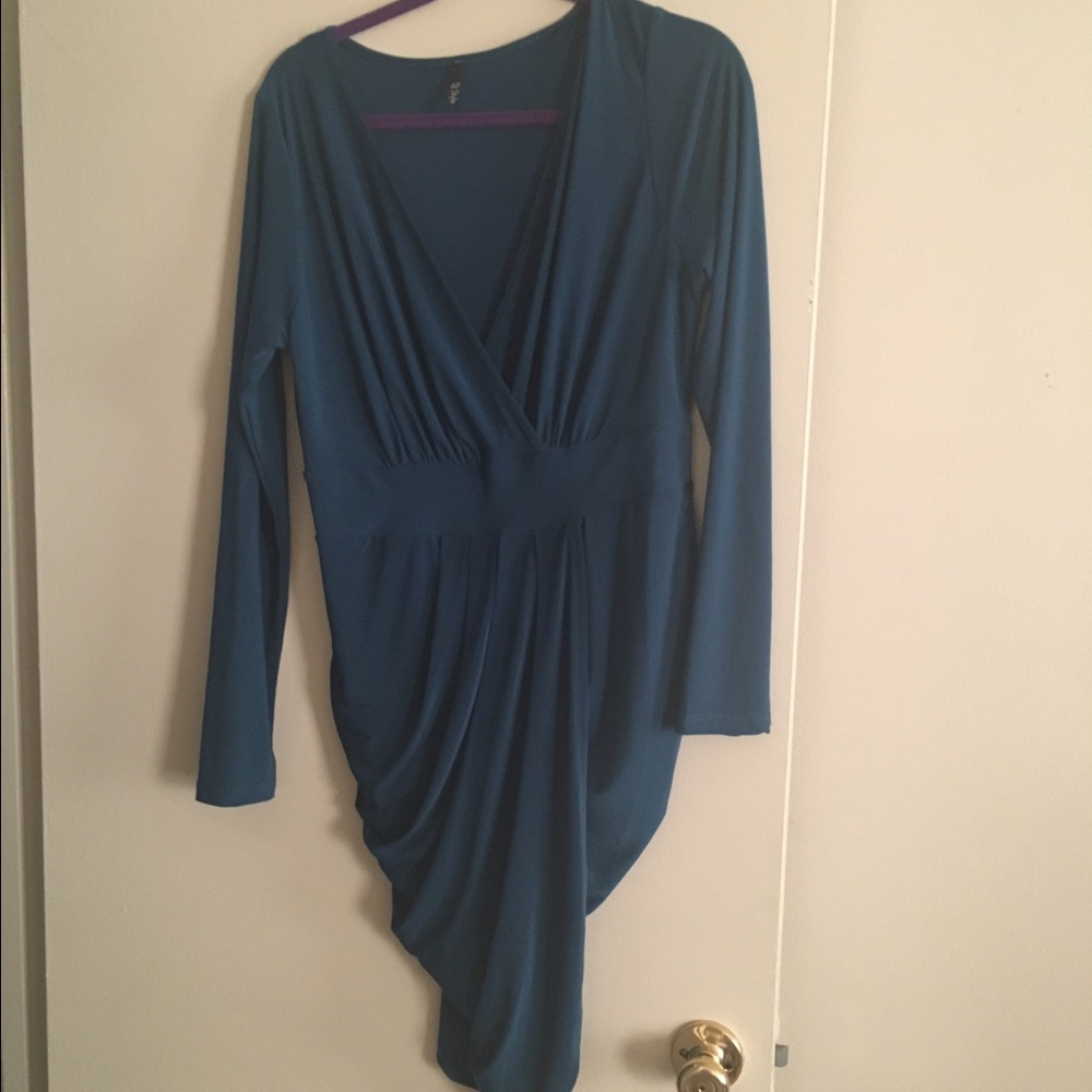 CCO! asymmetrical hem stretchy dress