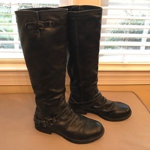 Gray Madden Girl riding boots