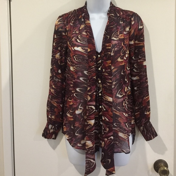 Bebe sheer blouse - Picture 3 of 3