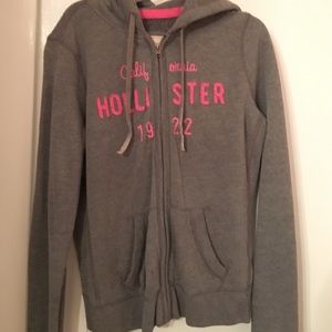 Hollister zip up sweatshirt