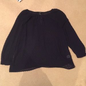 Sheer J Crew Blouse
