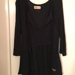 Hollister 3/4 sleeve lace blouse
