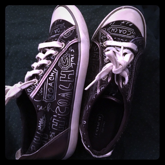 Size 7 Coach sneakers