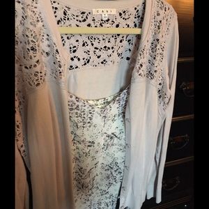 Beautiful CAbi cardigan and came set