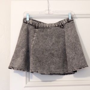 Acid wash skater skirt.