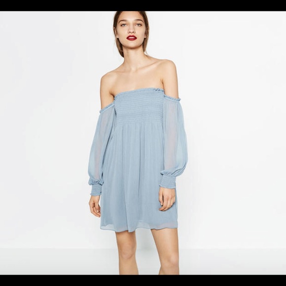 Zara off the shoulder dress