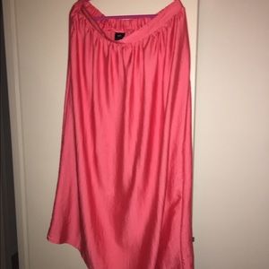 LAST CALL Coral colored maxi skirt