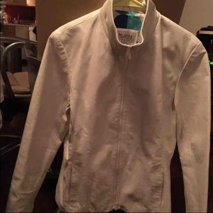 White Leather Jacket