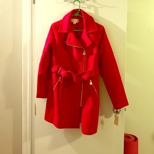 NWT - Red Michael Kors Pea Coat