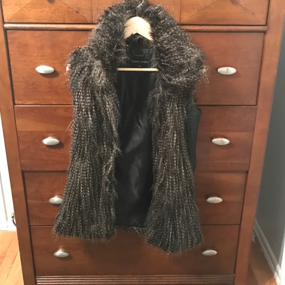 Faux fur vest