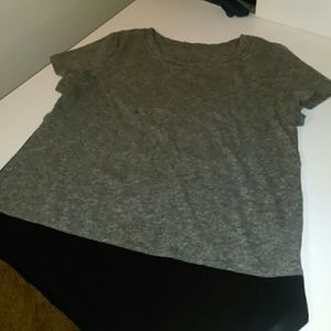 Express mixed material shirt XS