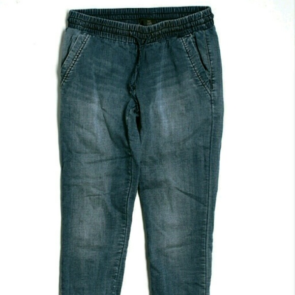 Denim joggers