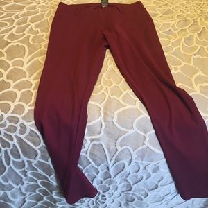Maroon Jeggings