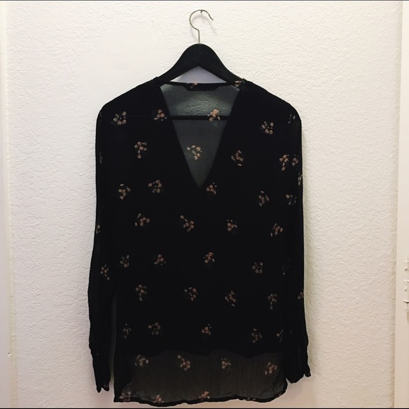 Floral chiffon blouse - Picture 2 of 3