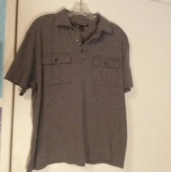 Gray Michael Kors Collared Shirt - Picture 1 of 2