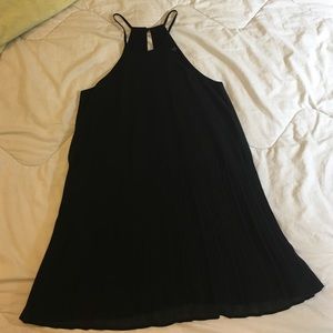 Black mini dress
