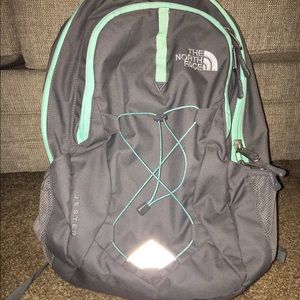 Mint & Grey Woman's Jester North Face Backpack