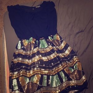 Sleeveless sequin dress size XL