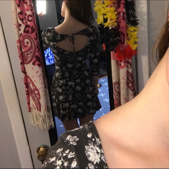 floral print skater dress - Picture 5 of 6