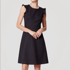 💥SALE⚡️Ann Taylor Loft Flutter Sleeve Flare Dress