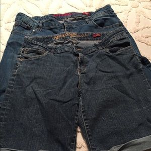 2 pair girls plus size shorts