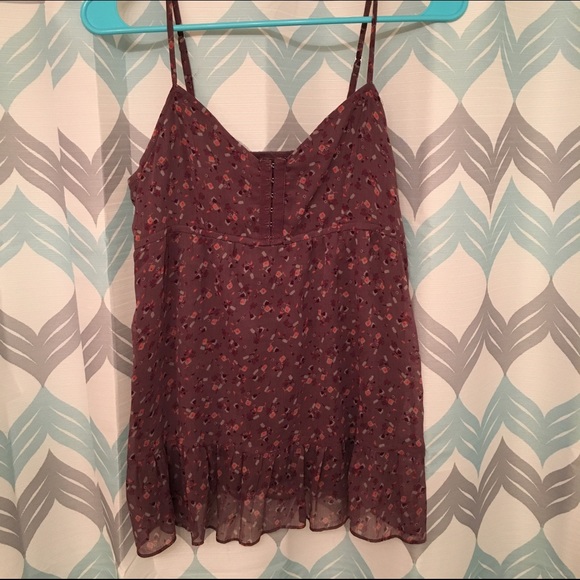 American Eagle Floral Tank Top