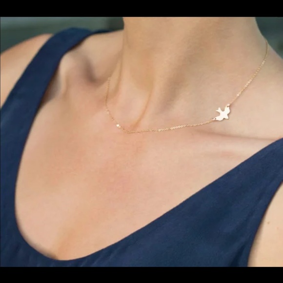 Delicate dove necklace
