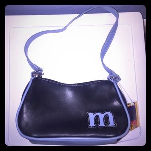 Frankie & Jonnie Black and Light Blue Purse