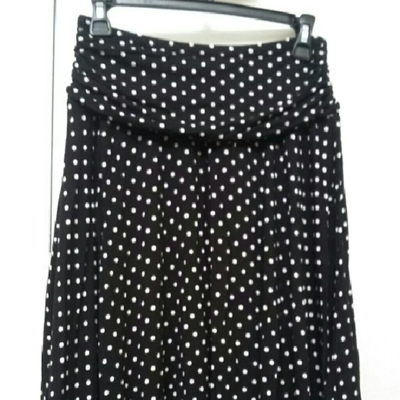 BCBG Max Azria Polka Dot Swing Skirt - Picture 2 of 5