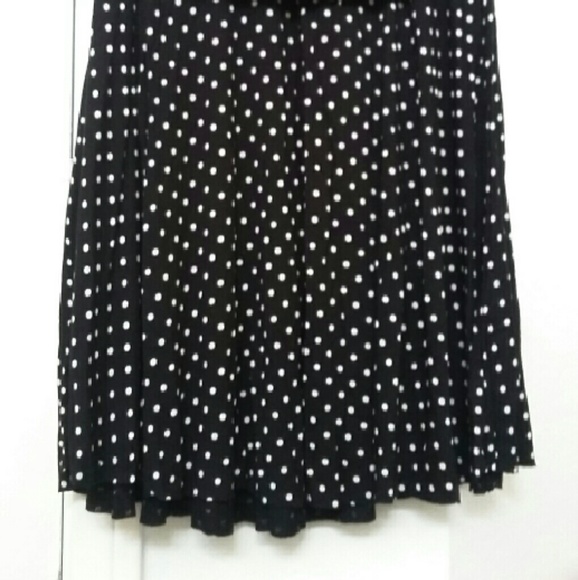 BCBG Max Azria Polka Dot Swing Skirt - Picture 3 of 5