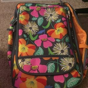Vera bradley floral suitcases/prefer mercari