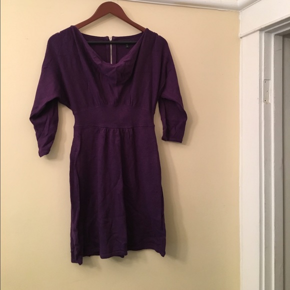 NWOT small purple Express sweater dress
