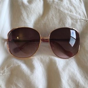 Jessica Simpson Rose Gold Sunglasses