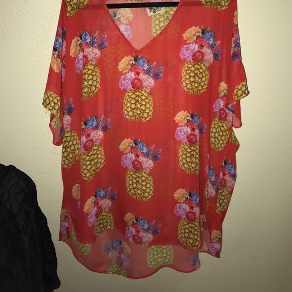 Swimsuit coverup/ transparent dress-- Mumu