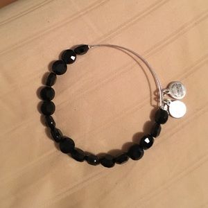 Alex and Ani burgundy beaded bracelet