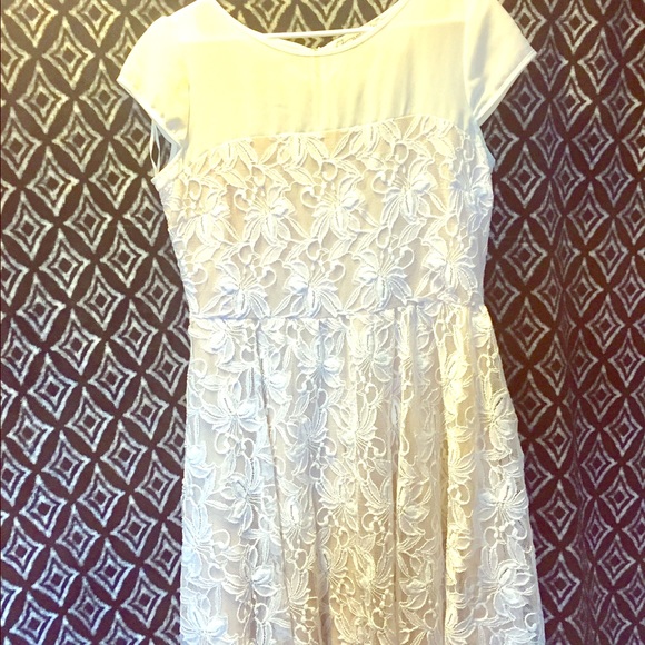 White formal dress