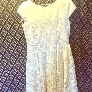 White formal dress