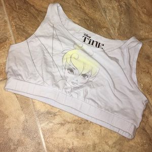 Brand new Tinkerbell sports bra size small