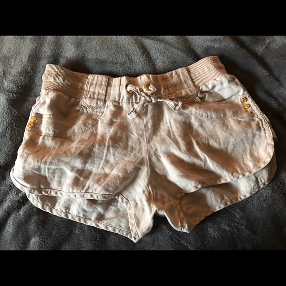 Beige Shorts