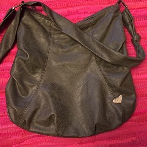 Dark brown/green Roxy purse