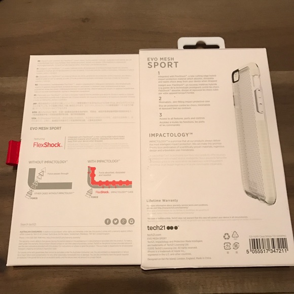 Tech21 Evo Mesh SPORT iPhone 6 & iPhone 6 Plus - Picture 2 of 2