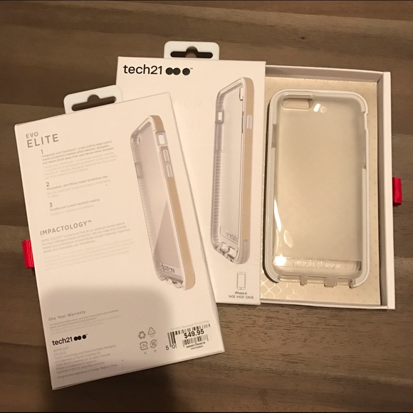 tech21 EVO ELITE iPhone6 white/gold case - Picture 2 of 2