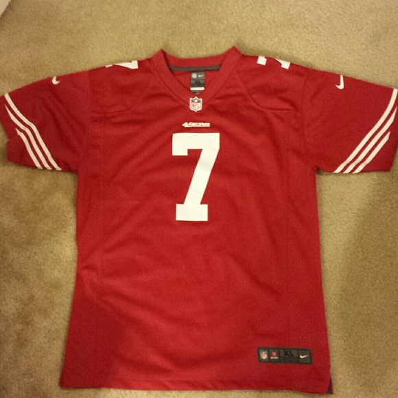 49ers Colin Kaepernick authentic YOUTH XL jersey