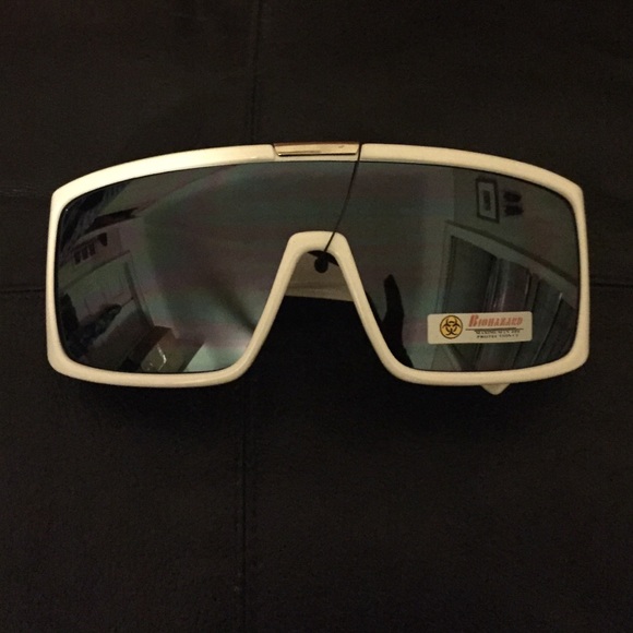 retro shield sunglasses